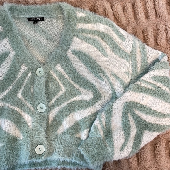 zebra print cardigan - Picture 7 of 8
